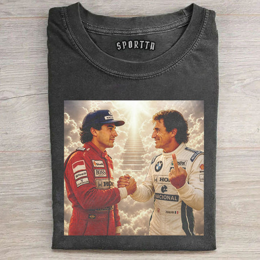 Alex Zanardi & Senna Commemorative Limited Edition T-shirt