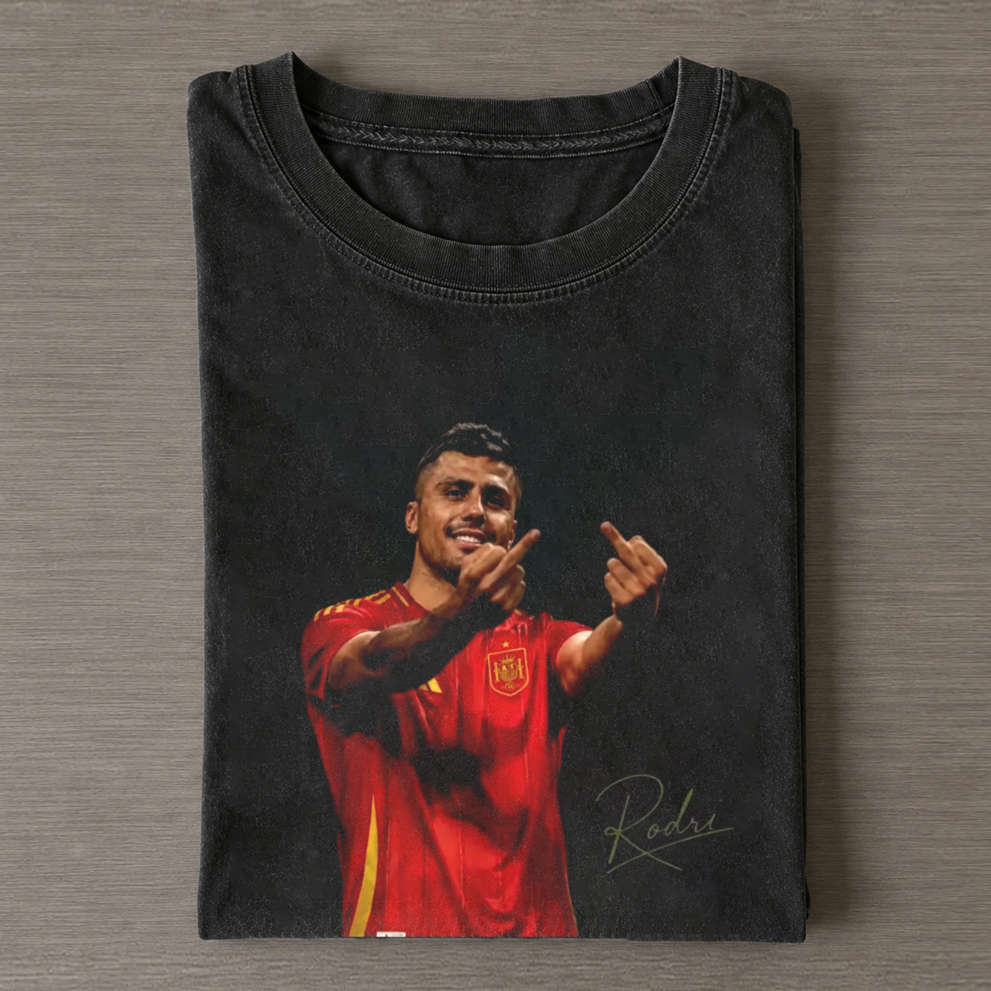 Spain Soccer Style Vintage Tee 14