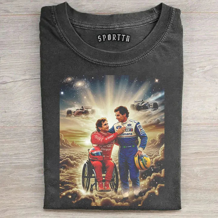 Alex Zanardi & Senna Commemorative Limited Edition T-shirt