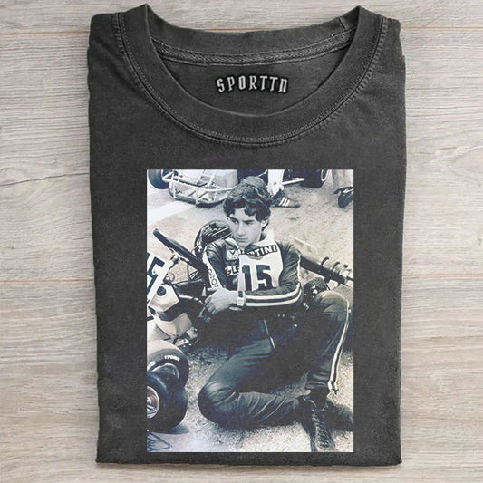 F1 Eternal Senna Classic Retro T-shirt