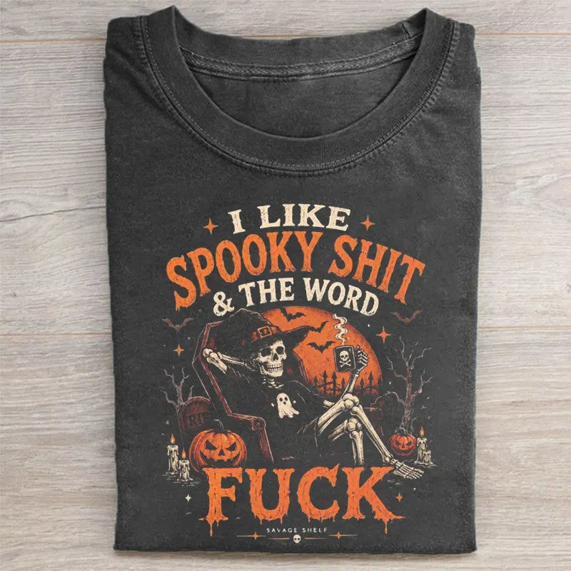 Vintage Halloween I Like Spooky T-shirt