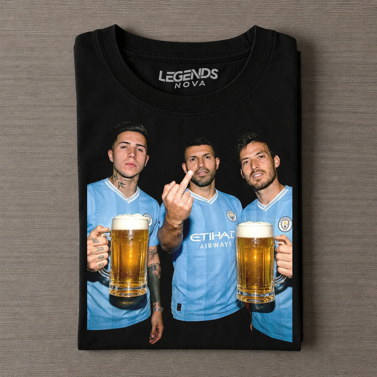 Enzo & Agüero & David SilvaT-shirt