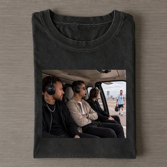 Messi Is Coming Football Meme Vintage Tee