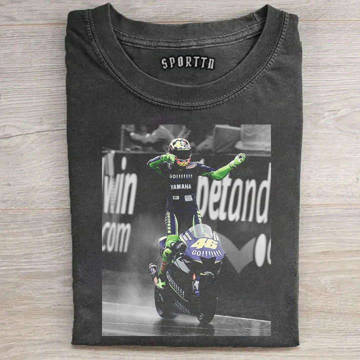 The Doctor Valentino Rossi #46 GOAT Moto GP Retro Tee