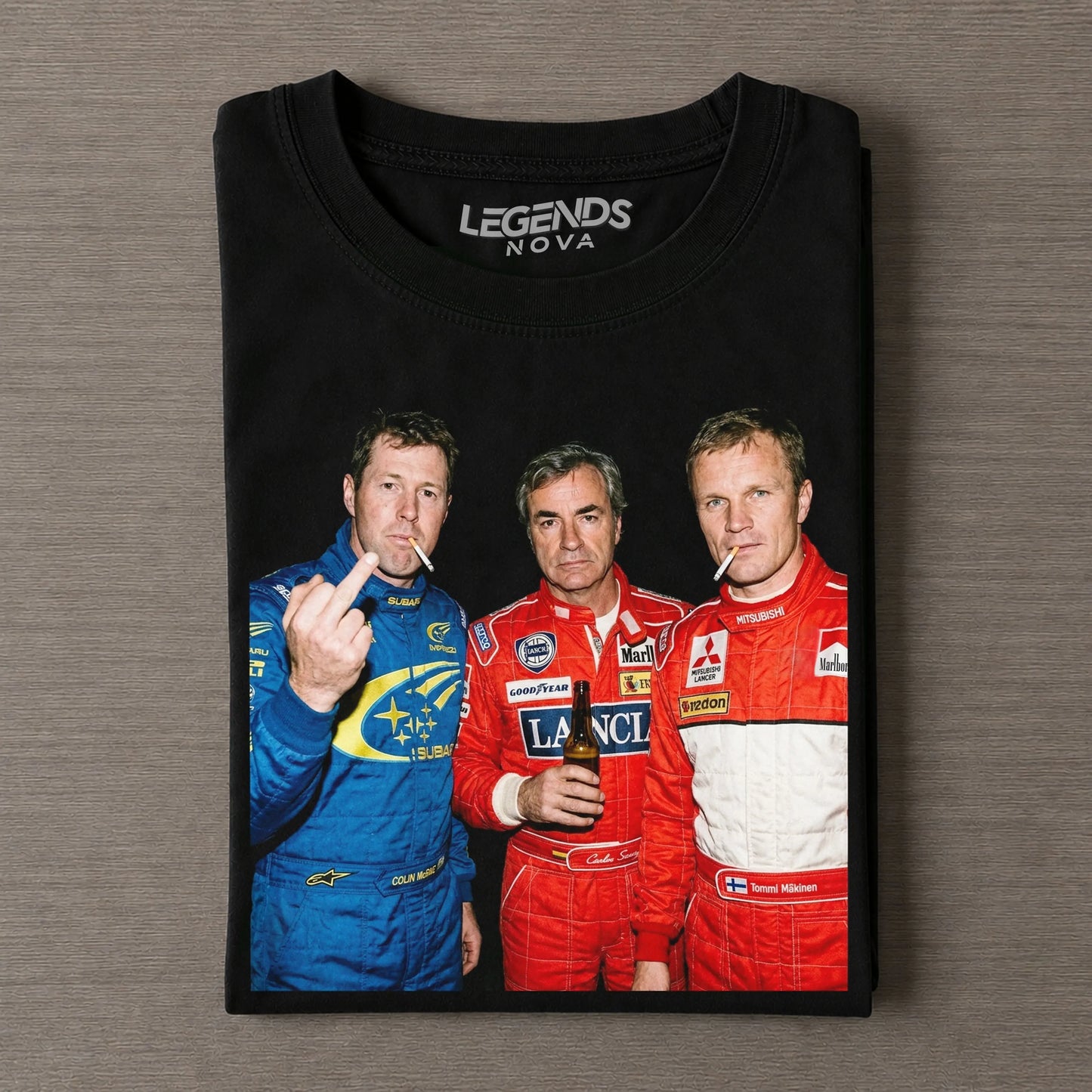 Colin McRae & Carlos Sainz Sr & Tommi Mäkinen 丨WRC T-shirt