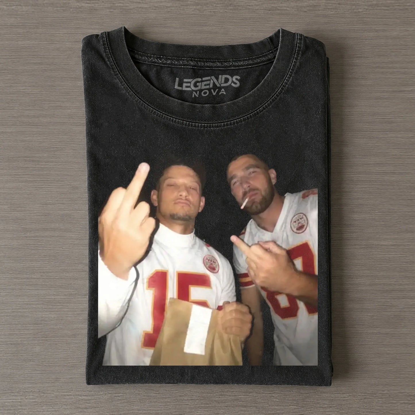 Patrick Mahomes & Travis Kelce Kansas City Chiefs Football Tee