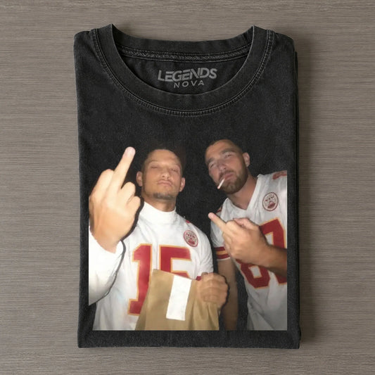 Patrick Mahomes & Travis Kelce Kansas City Chiefs Football Tee