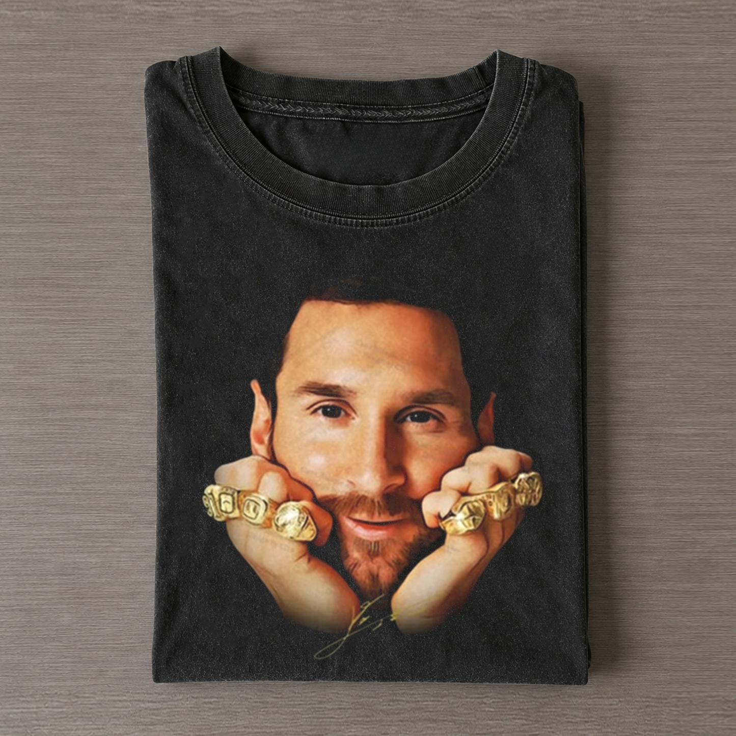 Lionel Messi GOAT 2026 Vintage Tee