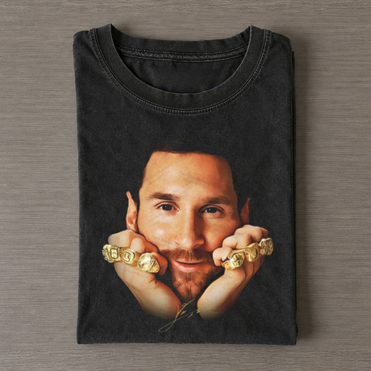 Lionel Messi GOAT 2026 Vintage Tee
