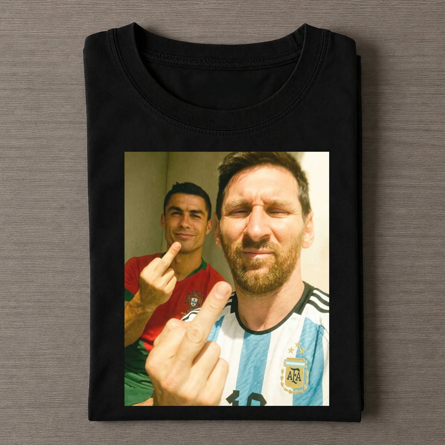 Lionel Messi & CR7 vintage Tee