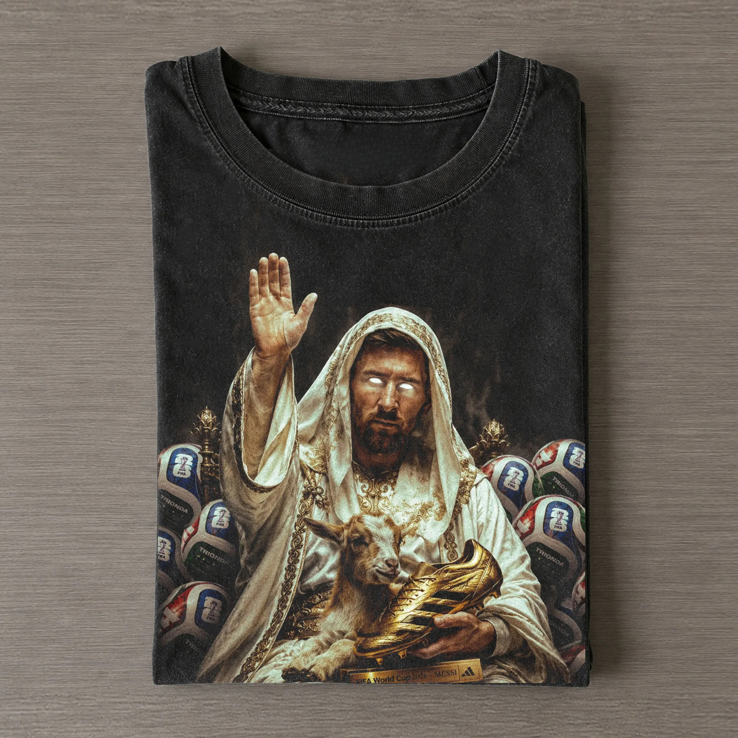 The King of Messi Vintage Tee