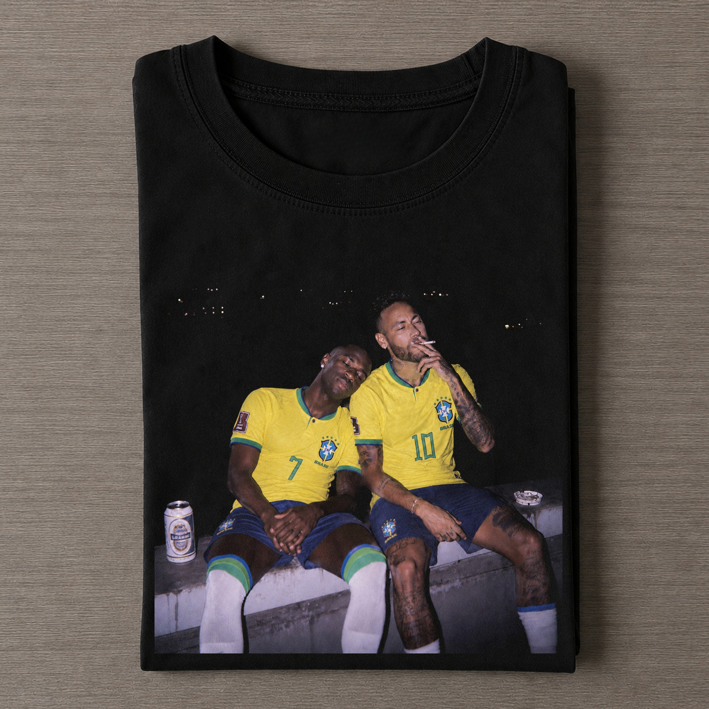 Neymar & Vinícius Júnior Vintage T-shirt