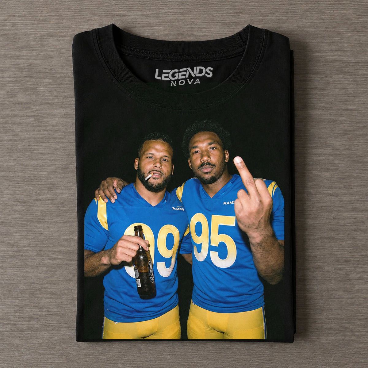 MG &  AD Rams Funny Football T-shirt