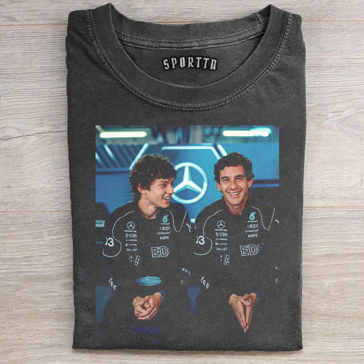 The Past Meets The Future:Kimi Antonelli & Senna Tee