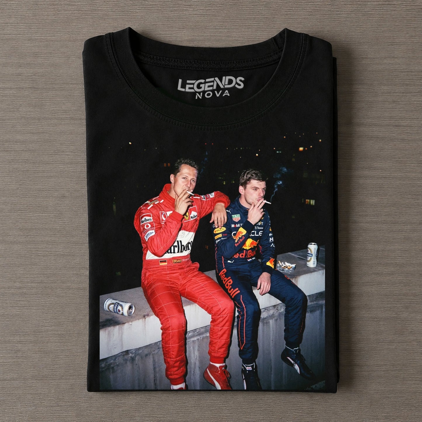 Max Verstappen & Michael Schumacher F1 Racing T-shirt