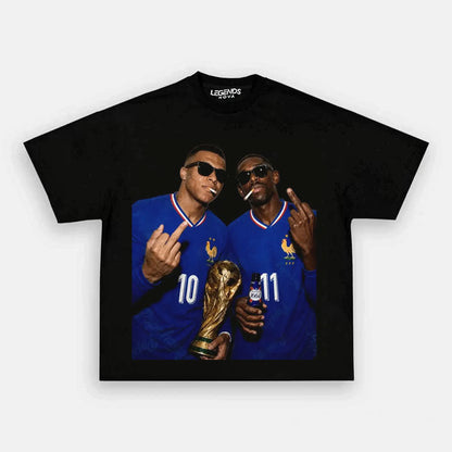 Kylian Mbappé & Ousmane Dembélé France 2026 T-shirt