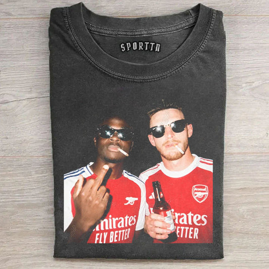 Arsenal-Declan Rice ＆ Bukayo Saka T-shirt