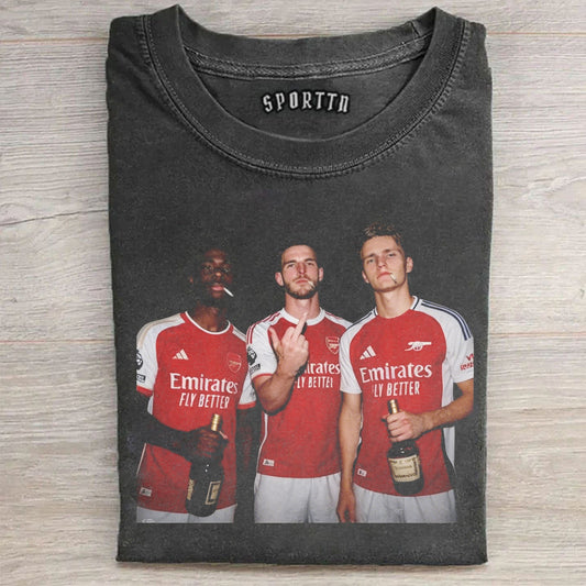 Arsenal-Declan Rice ＆ Bukayo Saka ＆ Martin Odegaard Tee