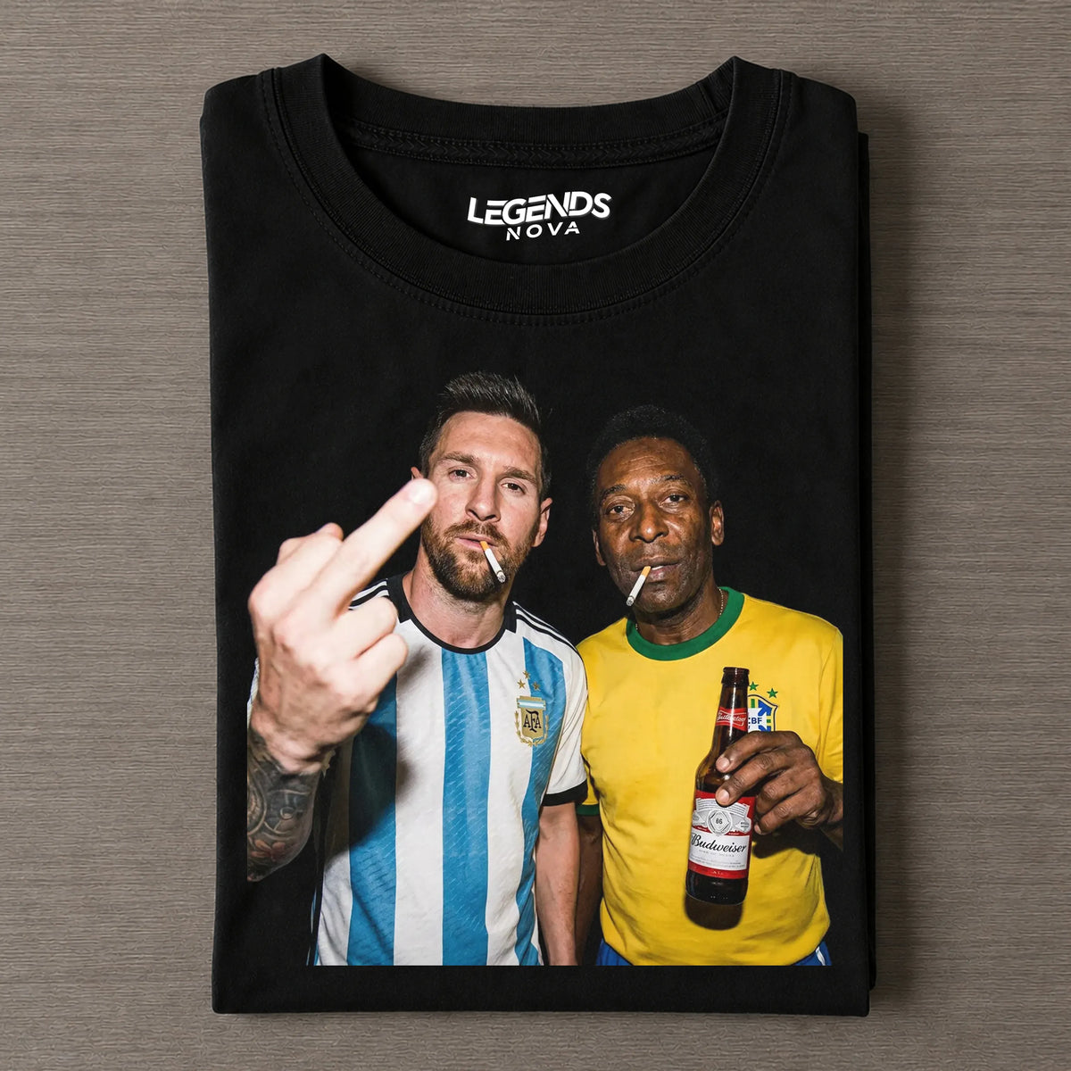 Messi & Pelé Vintage Tee