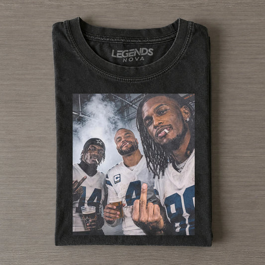 CeeDee Lamb & Dak Prescott Football T-shirt
