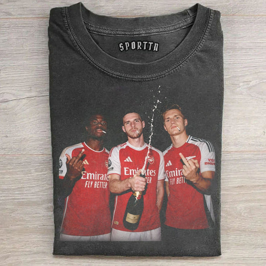 Arsenal-Declan Rice ＆ Bukayo Saka ＆ Martin Odegaard Tee