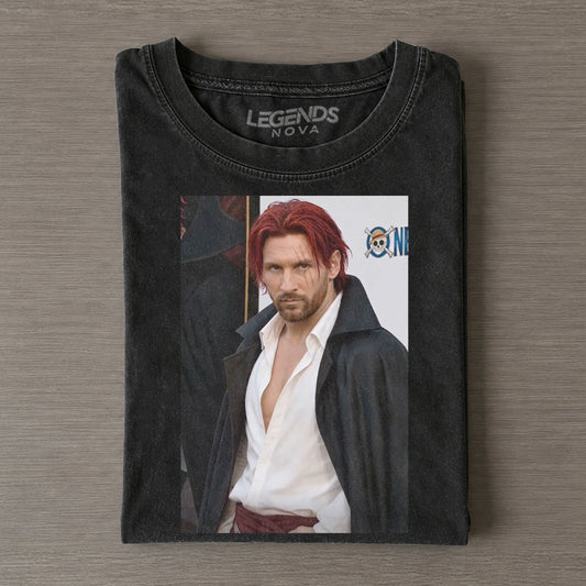 Messi ¡Á Shanks One Piece Graphic Tee