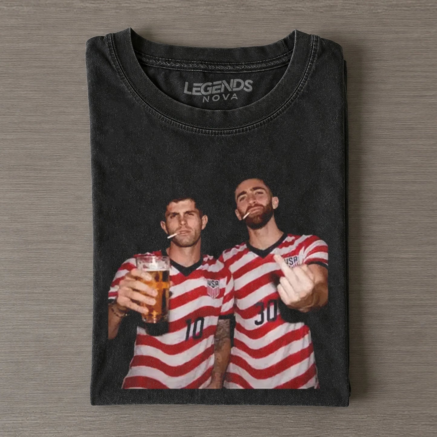 Christian Pulisic & Giovanni Reyna American Soccer Style Tee