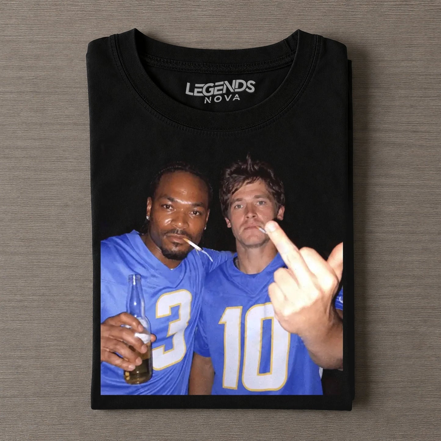 DJ3 & JH10 Football Tee