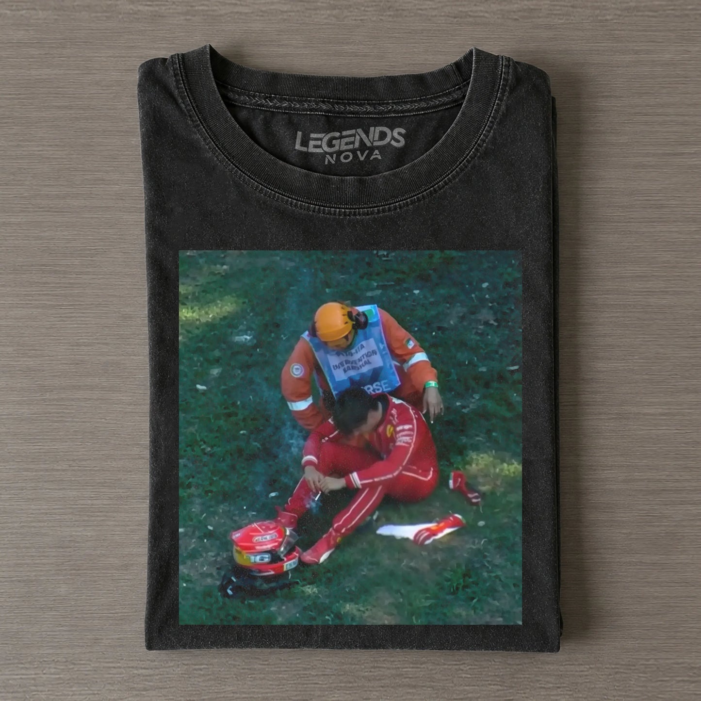 F1 Monza GP Charles Leclerc Crash Iconic Shot T-shirt