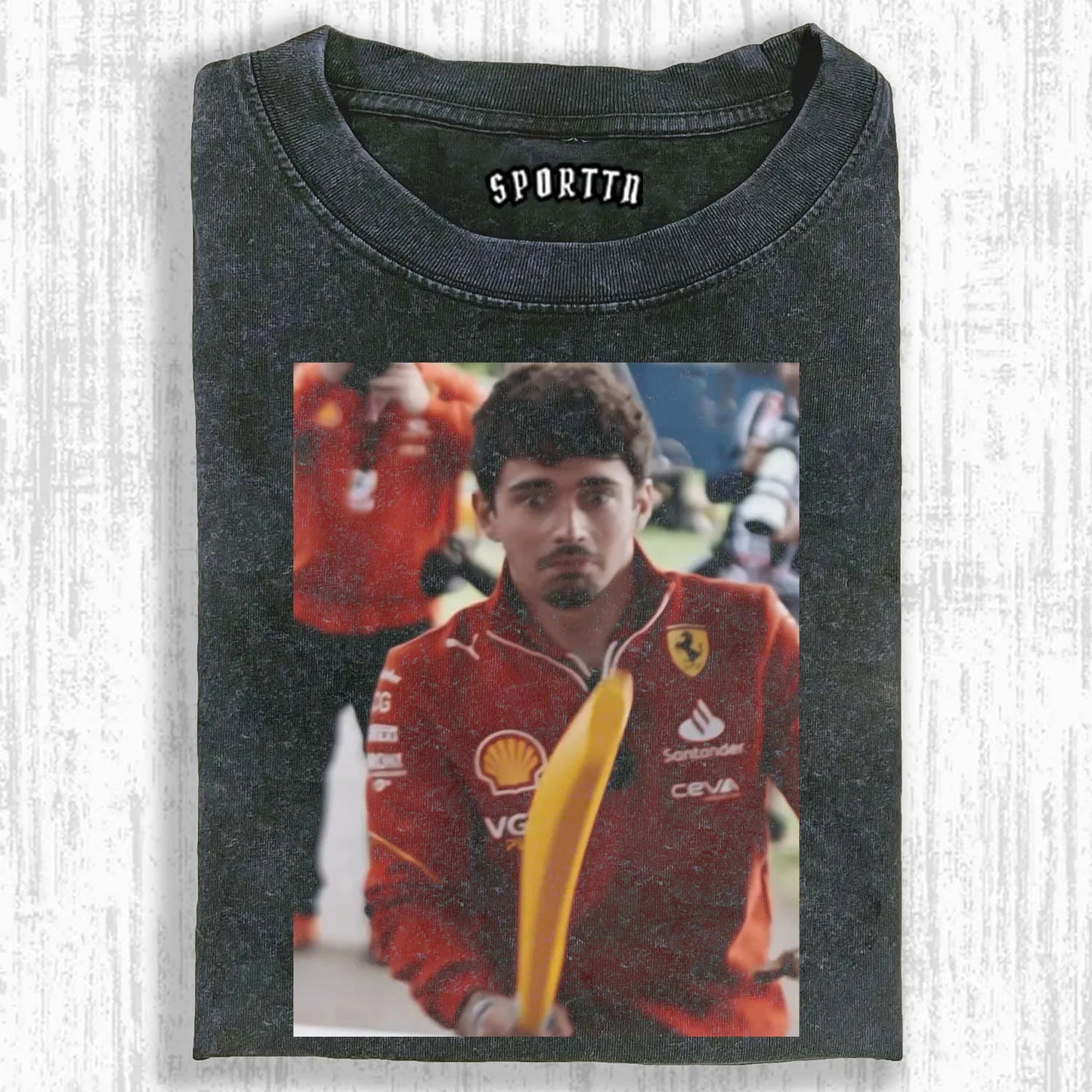 Leclerc's "Banana Tactics": New Weapon in the Paddock Tee