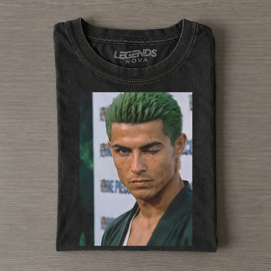 Ronaldo ¡Á Roronoa Zoro One Piece Graphic Tee