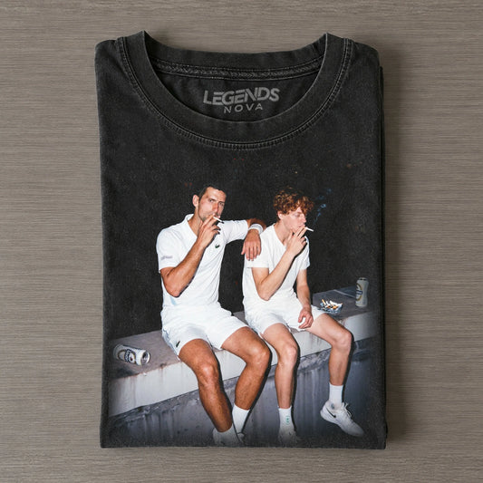 Wimbledon 2026 Men's Singles Germany Novak Djokovic & Italy Jannik Sinner T-shirt
