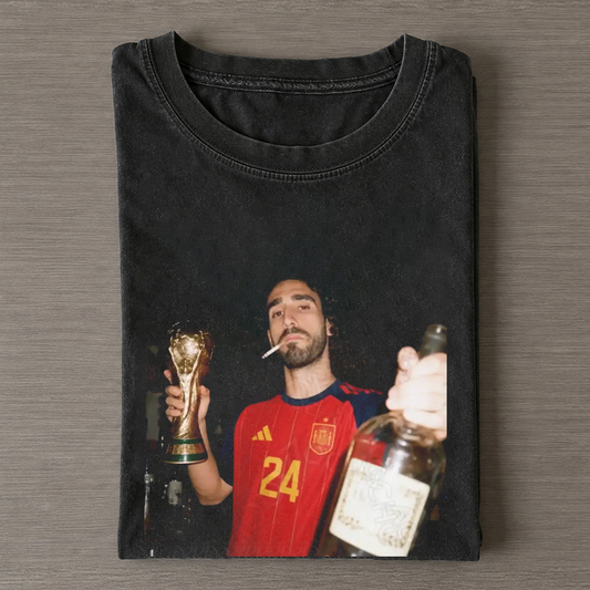 Spain Soccer Style Vintage Tee 6