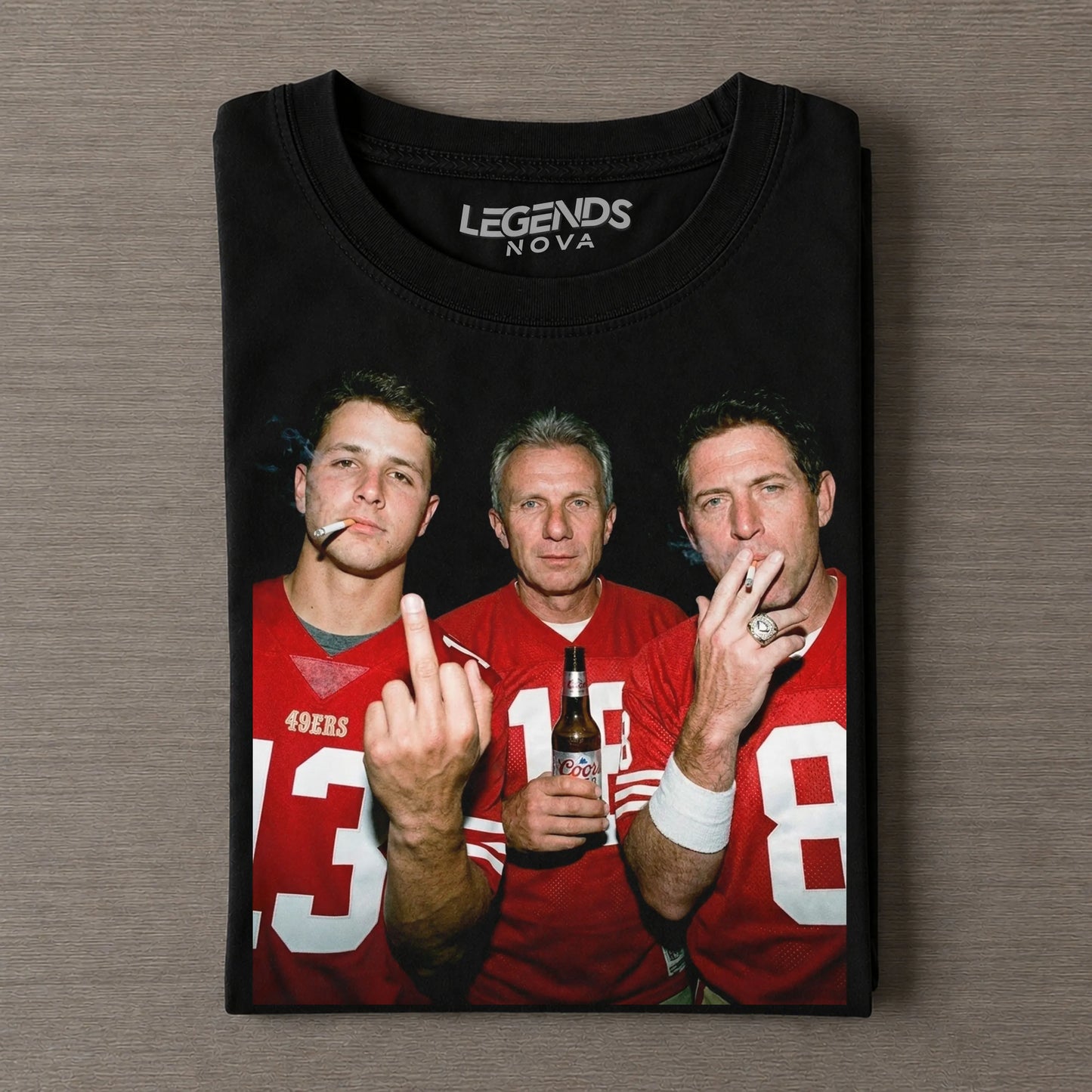 BP & JM & SY Football T-shirt