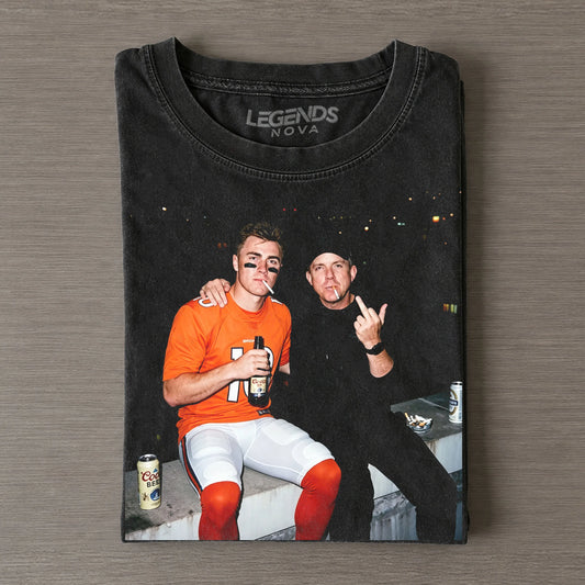 Bo Nix & Sean Payton Football T-shirt