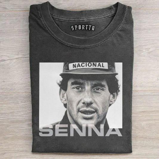F1 Eternal Senna Classic Retro T-shirt