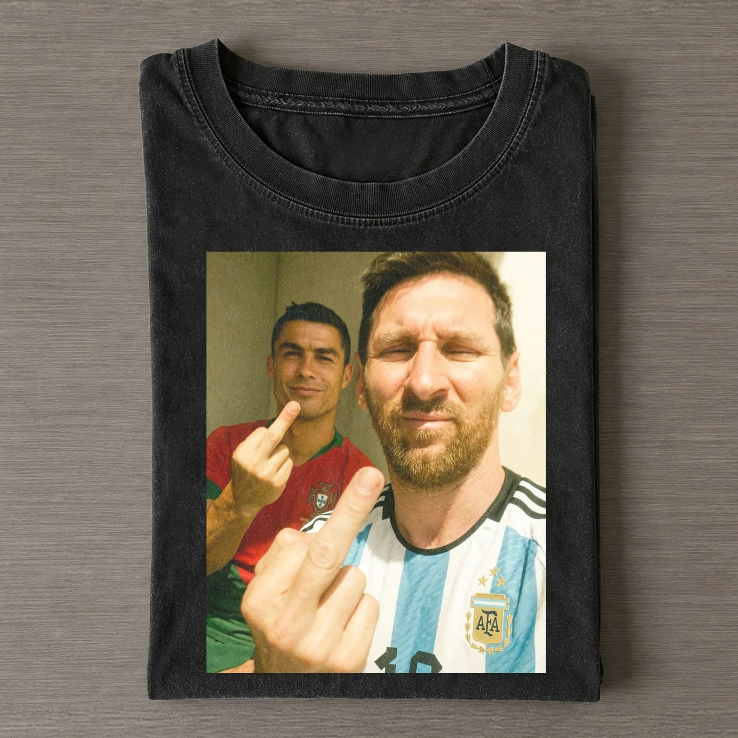 Lionel Messi & CR7 vintage Tee