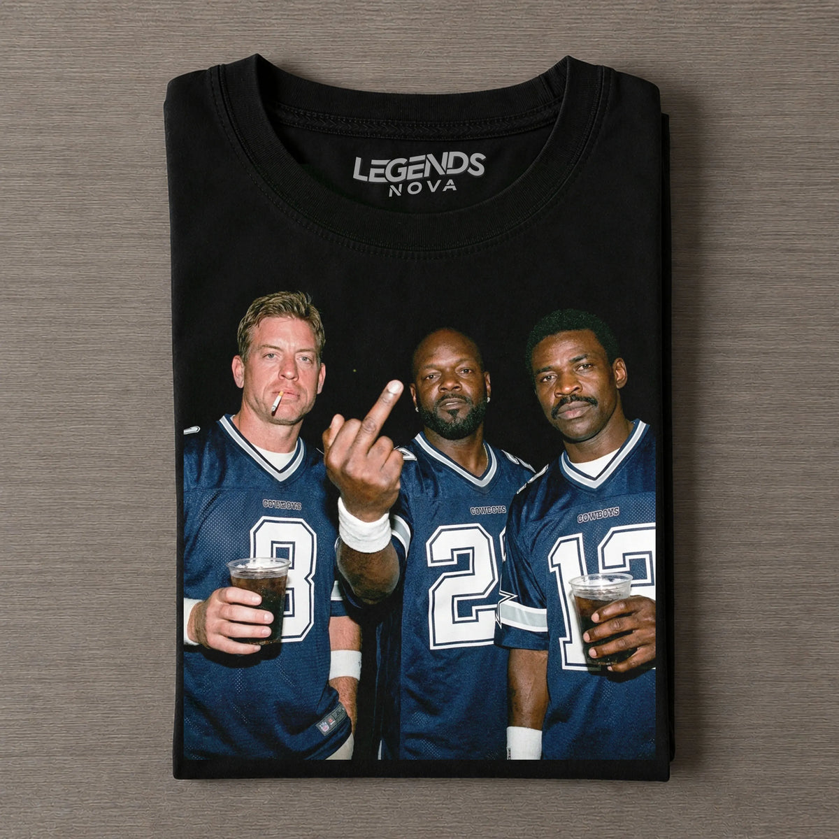 TA & ES & MI Football T-shirt