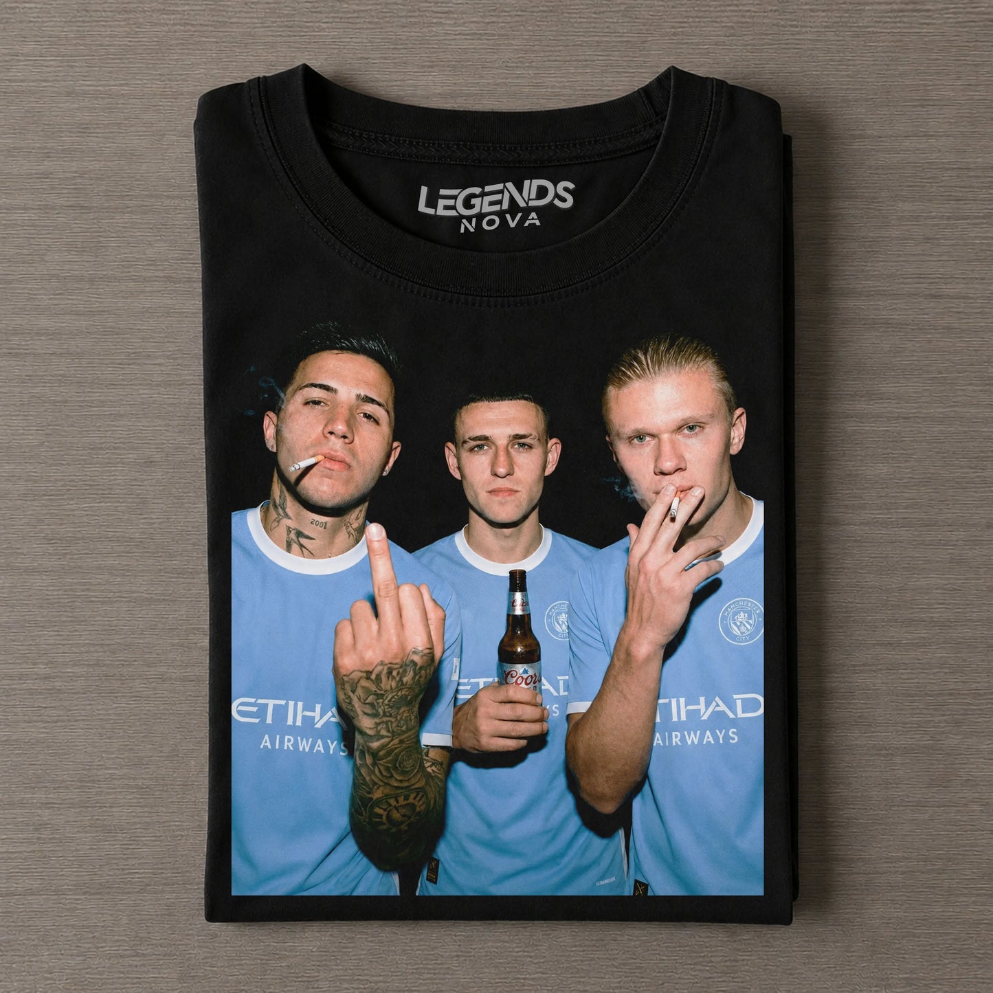 Enzo Fernández & Phil Foden Erling & Haaland T-shirt
