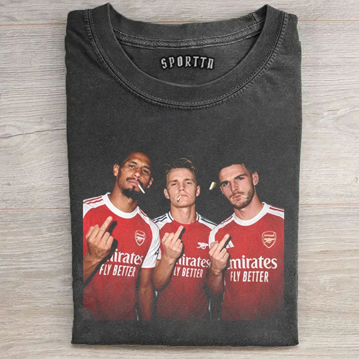 Arsenal-William Saliba ＆ Martin Odegaard ＆ Declan Rice Tee
