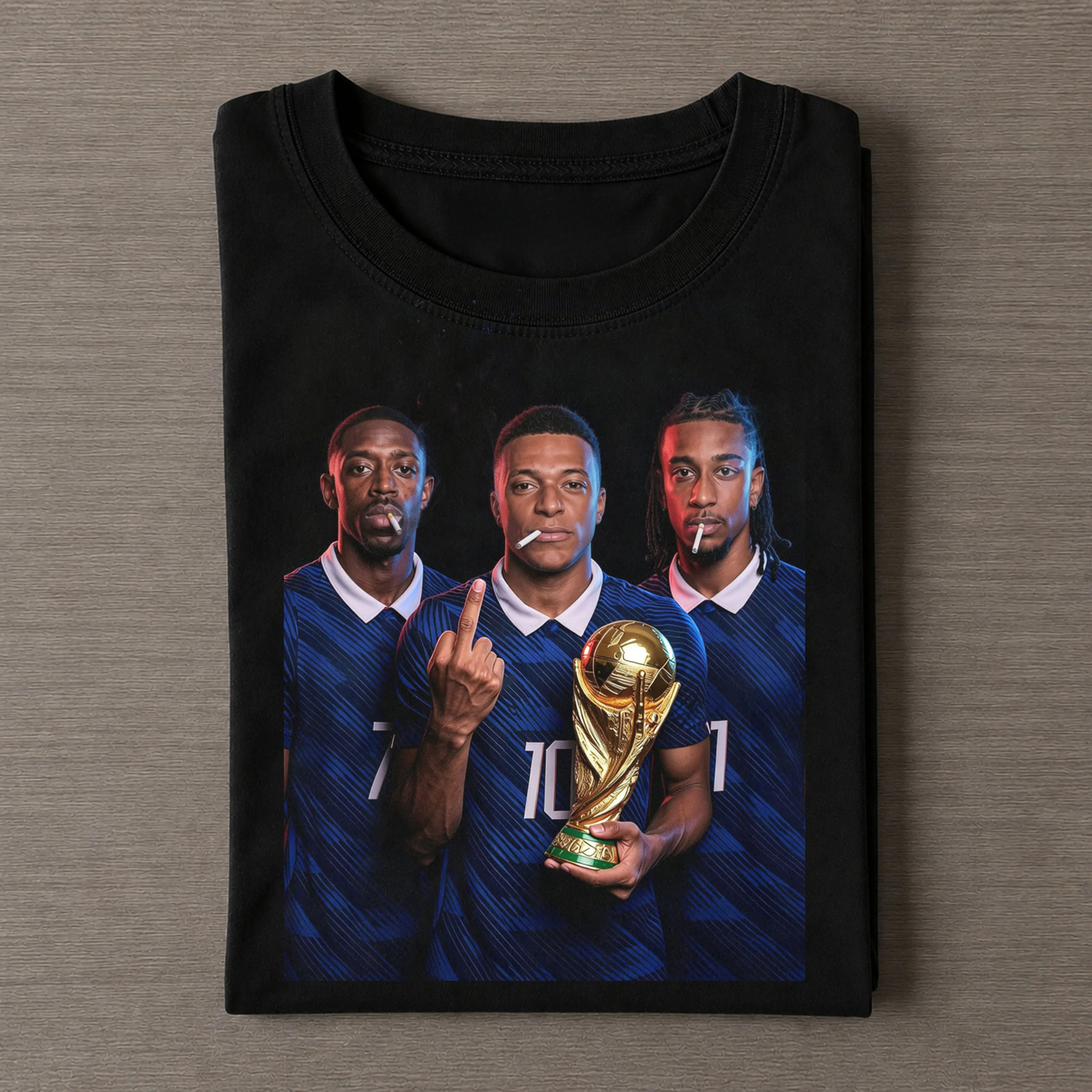 French Football Team Vintage T-shirt