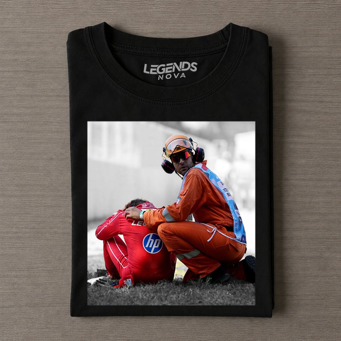 F1 Monza GP Charles Leclerc Crash Iconic Shot T-shirt