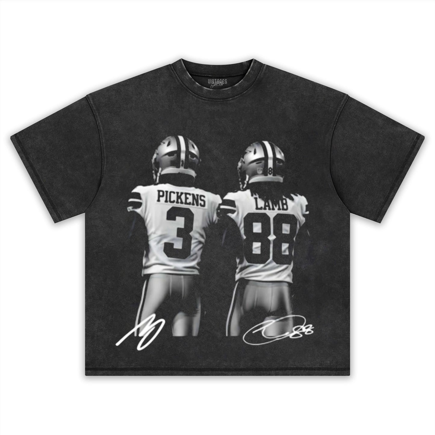 GEORGE PICKENS & CEEDEE LAMB VINTAGE TEE & LS & HOODIE