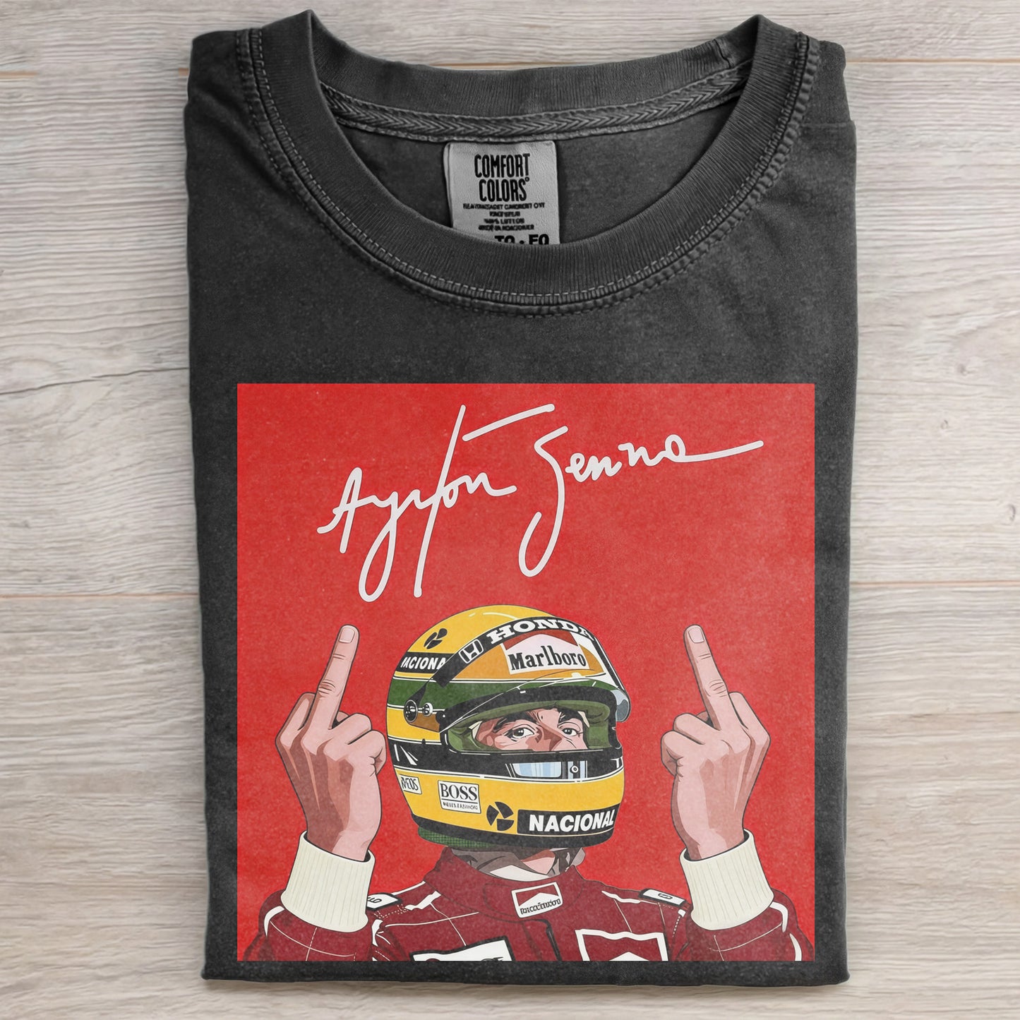 F1 Ayrton Senna Funny Meme T-Shirt