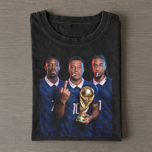 French Football Team Vintage T-shirt