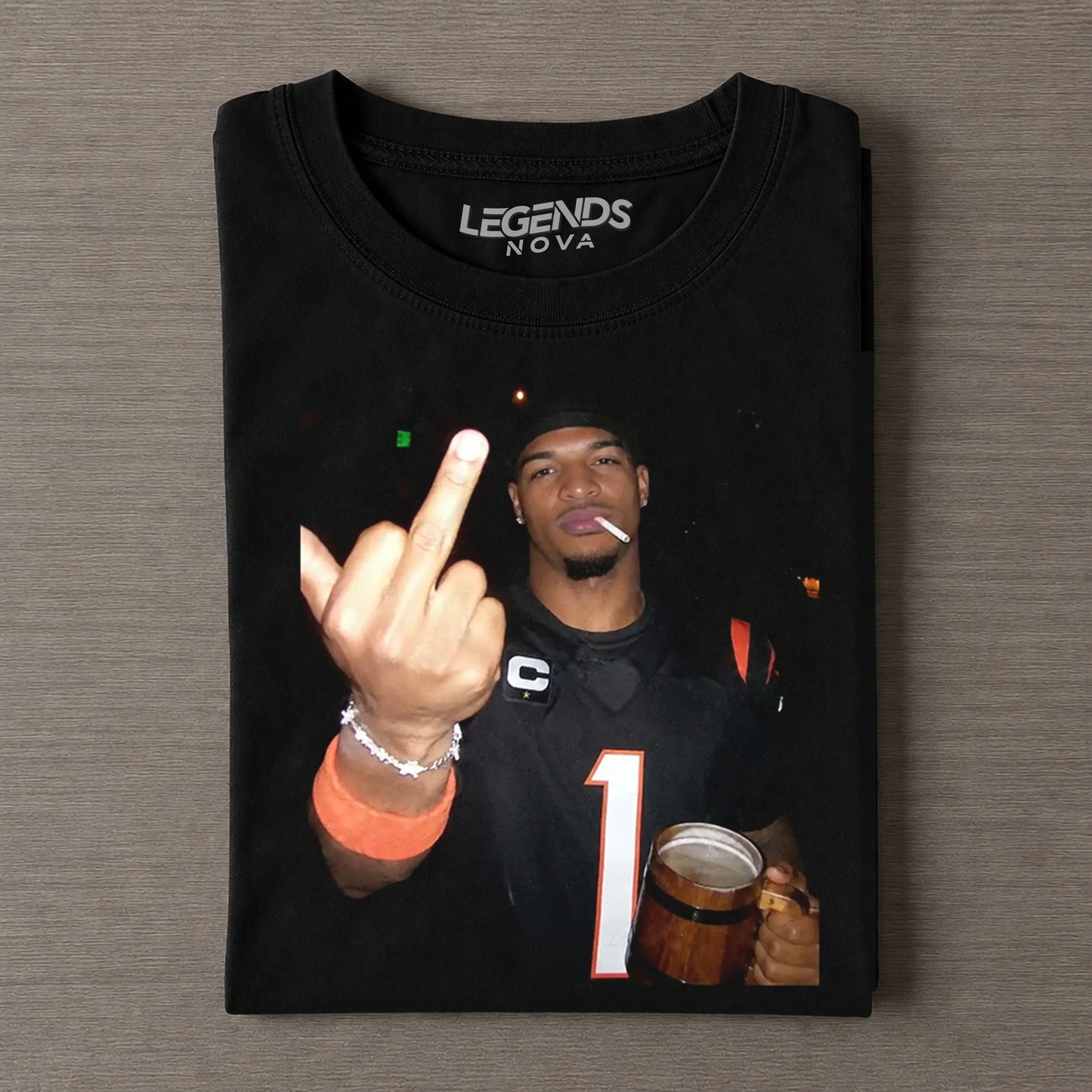 Ja'Marr Chase Football T-shirt