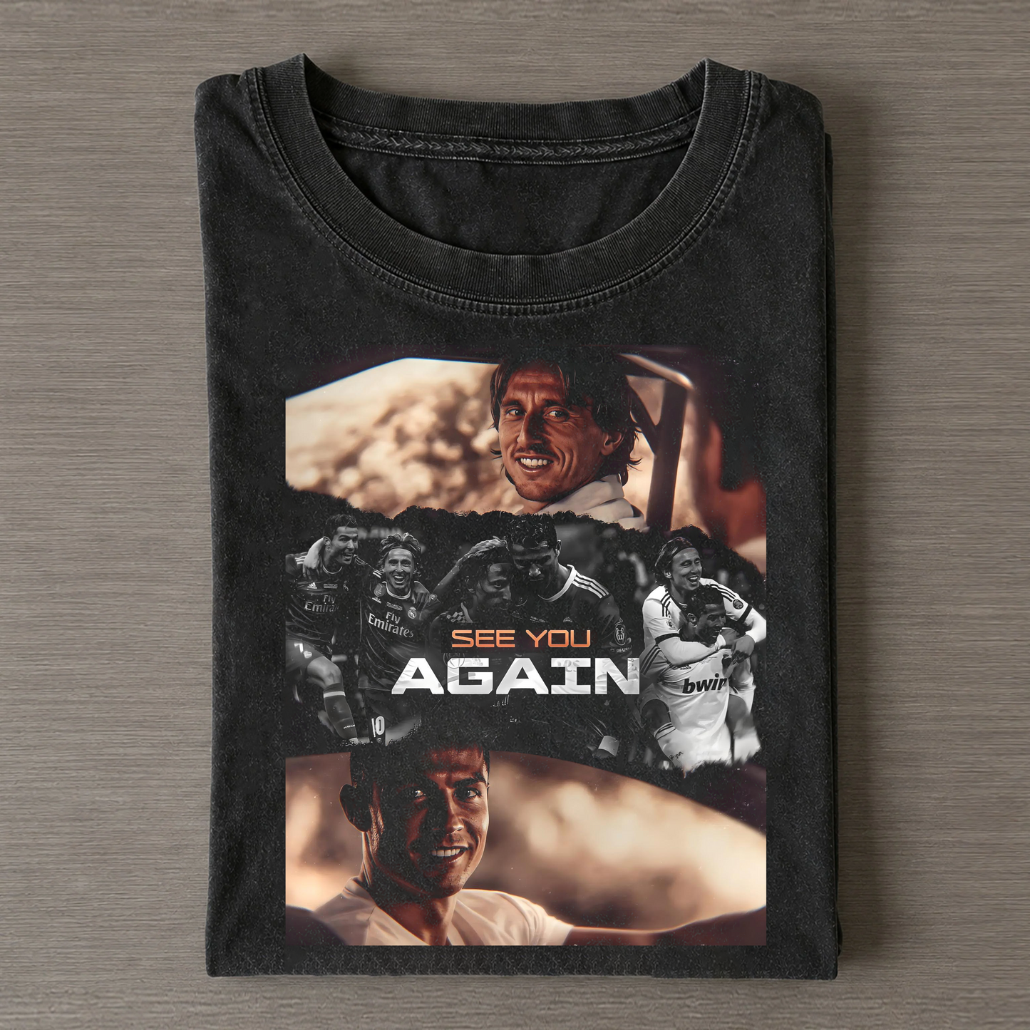 'See you again' Modrić & Ronaldo Vintage T-Shirt