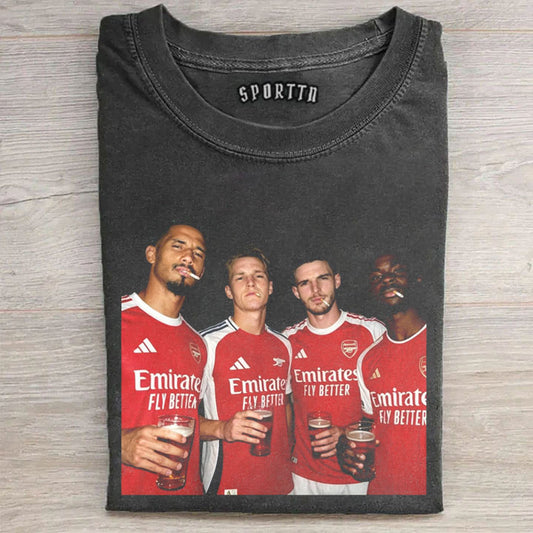 Arsenal-William Saliba ＆ Martin Odegaard ＆ Declan Rice ＆ Bukayo Saka Tee