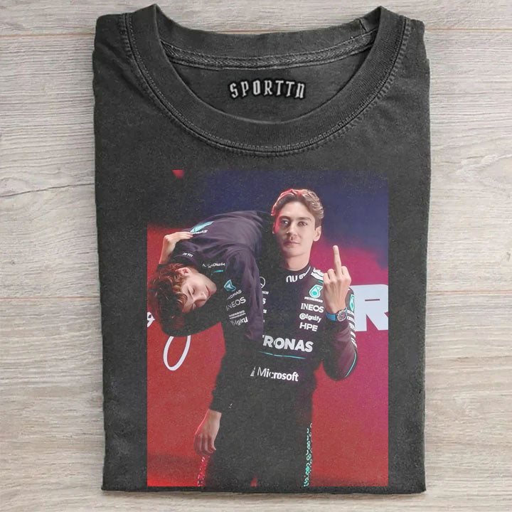 F1 George Russell & Kimi Antonelli Funny T-shirt