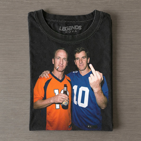 Eli Manning & Peyton Manning Football T-shirt